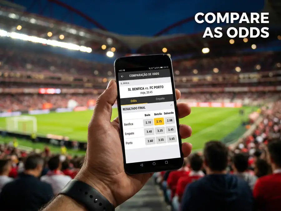 Comparação de odds nas apostas desportivas em Portugal
